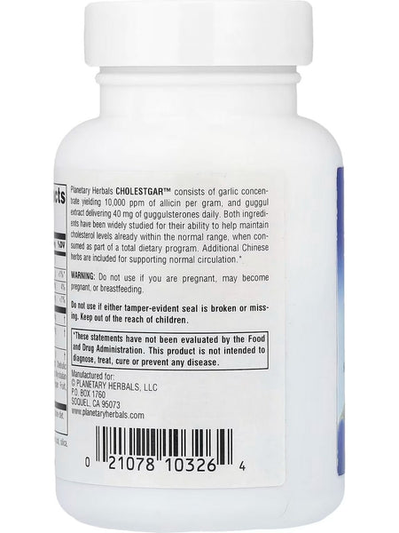 Planetary Herbals, CholestGar Garlic Guggul Compound, 900 mg, 60 Tablets