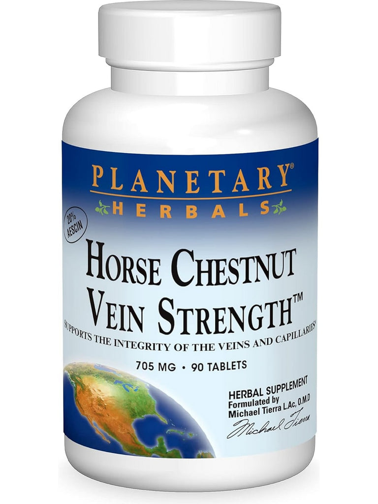 Planetary Herbals, Horse Chestnut Vein Strength, 90 ct