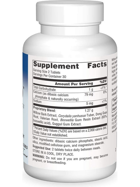 Planetary Herbals, Willow Aid Std 7.5% Salicin, 60 ct