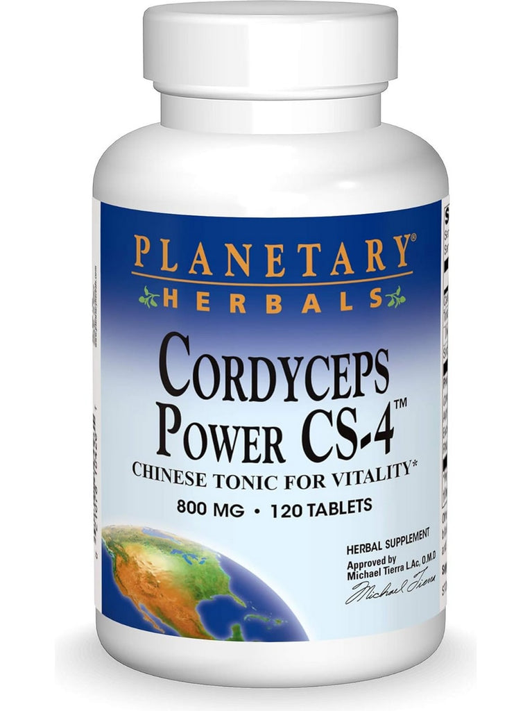 Planetary Herbals, Cordyceps Power CS-4™ 800 mg, 120 Tablets