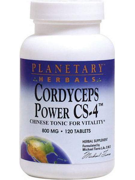 Planetary Herbals, Cordyceps Power CS-4™ 800 mg, 120 Tablets