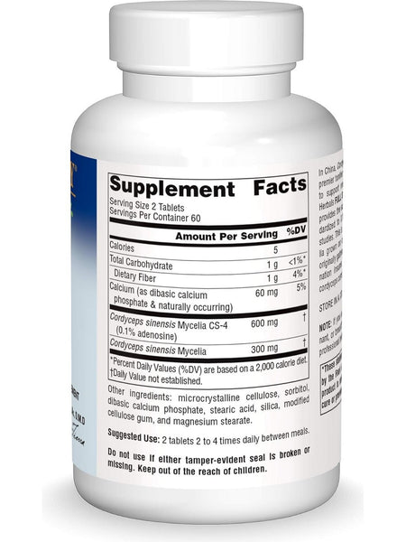 Planetary Herbals, Cordyceps 450 450mg Std Full Spectrum, 120 ct