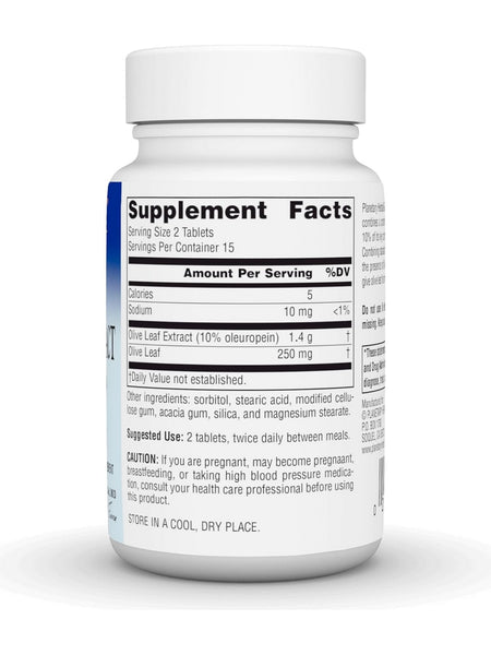 Planetary Herbals, Olive Leaf 825mg Full Spectrum Std 15% Oleuropein, 30 ct