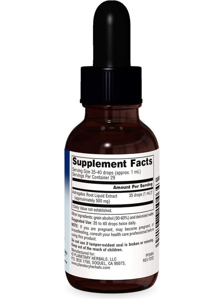 Planetary Herbals, Astragalus Extract, Full Spectrum, 1 fl oz