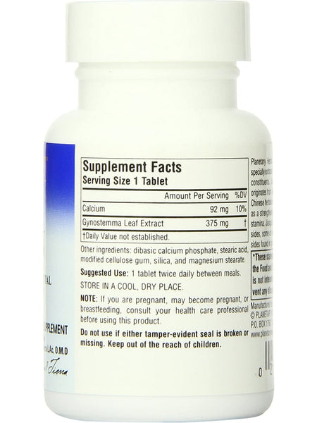 Planetary Herbals, Jiaogulan, Full Spectrum™ 375 mg, 30 Tablets