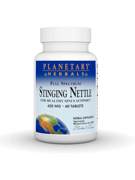 Planetary Herbals, Full Spectrum Stinging Nettle, 60 ct