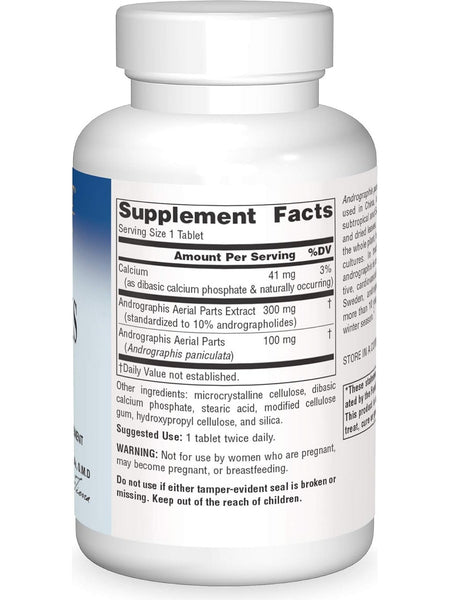 Planetary Herbals, Andrographis 400mg Full Spectrum Std 10% Andrographolides, 120 ct