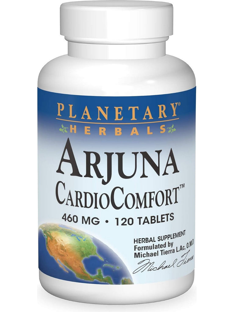Planetary Herbals, Arjuna CardioComfort, 120 ct