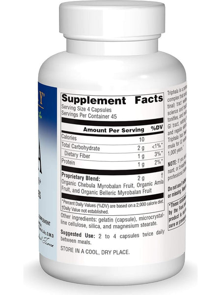 Planetary Herbals, Triphala 500mg, 180 ct