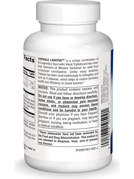 Planetary Herbals, Triphala Laxative 865 mg, 120 Tablets