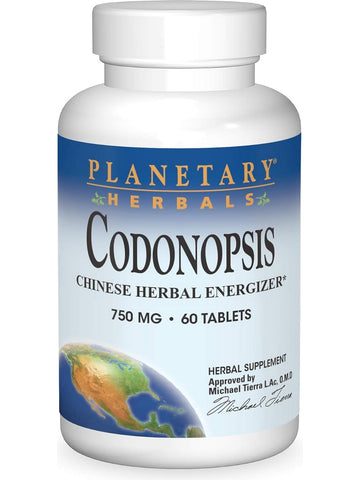 Planetary Herbals, Codonopsis 750mg, 60 ct