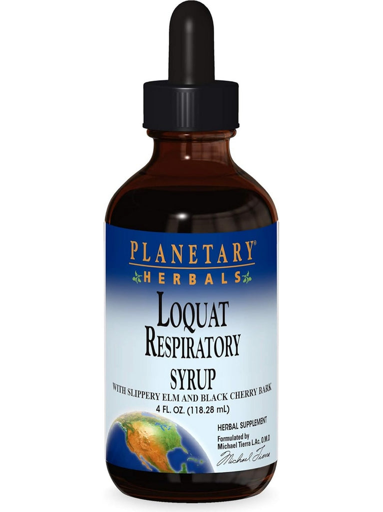 Planetary Herbals, Loquat Respiratory Syrup, 4 fl oz