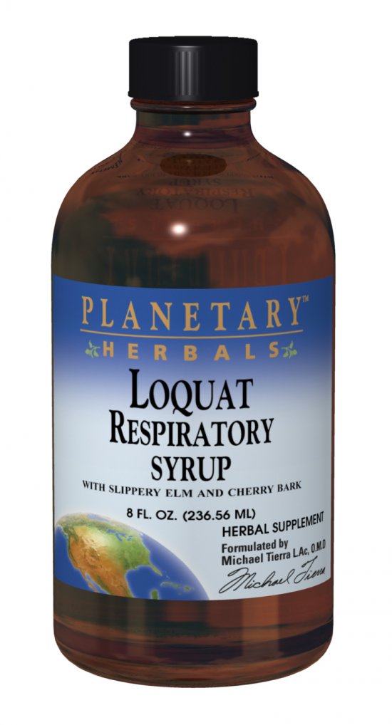 Planetary Herbals, Loquat Respiratory Syrup, 8 oz