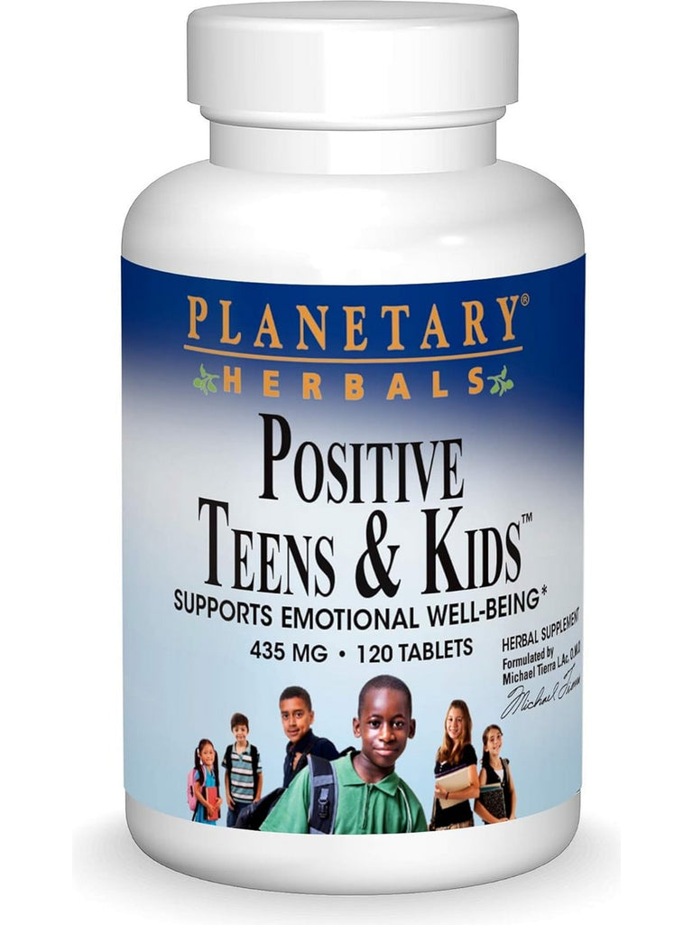 Planetary Herbals, Positive Teens & Kids, 120 ct
