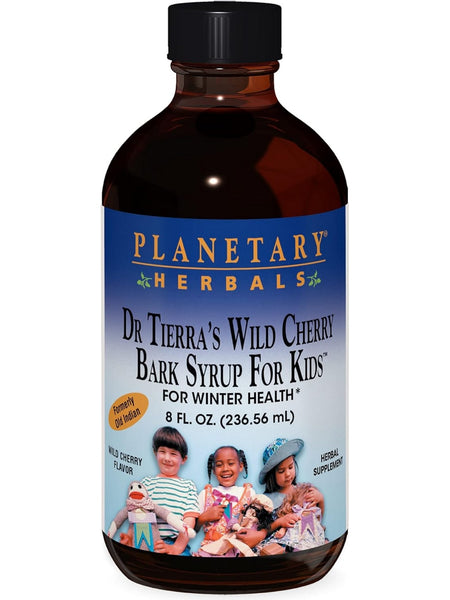 Planetary Herbals, Dr. Tierra's Wild Cherry Bark Syrup for Kids, 8 oz