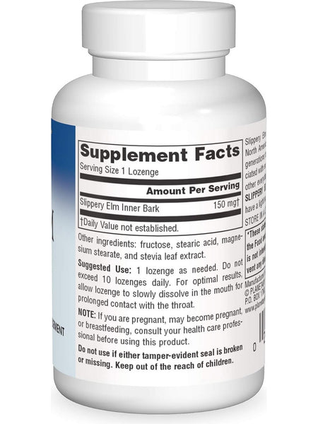 Planetary Herbals, Slippery Elm Lozenges Unflavored, 24 lozenges