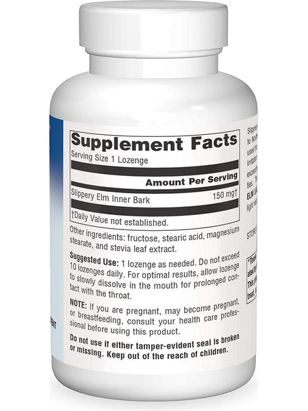 Planetary Herbals, Slippery Elm Lozenges 150 mg, Strawberry, 24 Lozenges