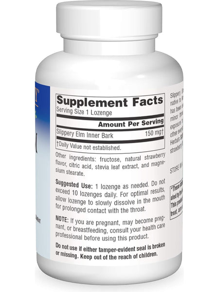 Planetary Herbals, Slippery Elm Lozenges Strawberry Flavor, 200 lozenges