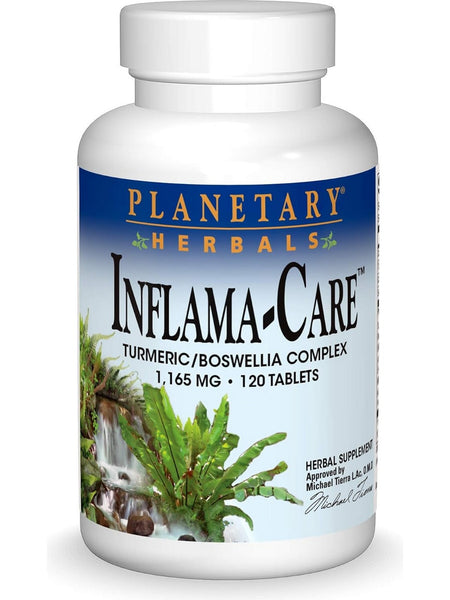 Planetary Herbals, Inflama-Care, 120 ct