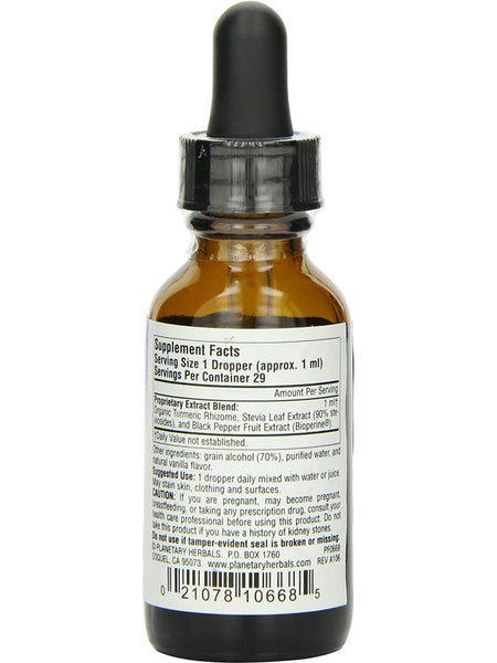 Planetary Herbals, Turmeric Extract, Full Spectrum, 1 fl oz