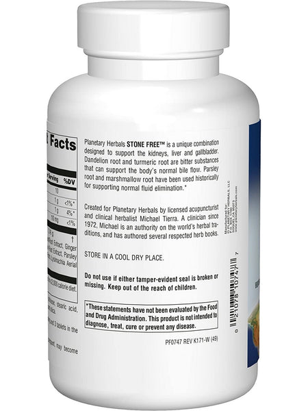 Planetary Herbals, Stone Free® 820 mg, 270 Tablets