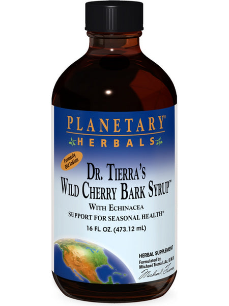 Planetary Herbals, Dr. Tierra's Wild Cherry Bark Syrup, 16 fl oz