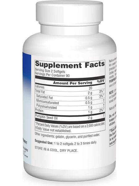 Planetary Herbals, Pumpkin Seed Oil, Full Spectrum, 180 Softgels