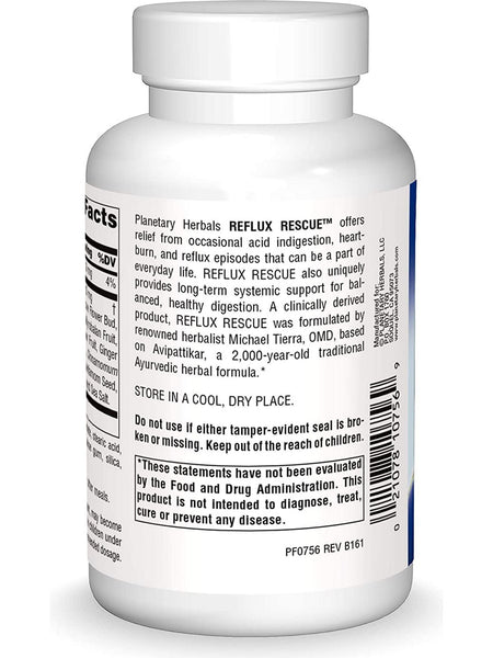 Planetary Herbals, Reflux Rescue™, 120 Tablets