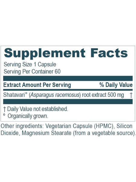 R-U-Ved, Shatavari, 60 vegetarian capsules