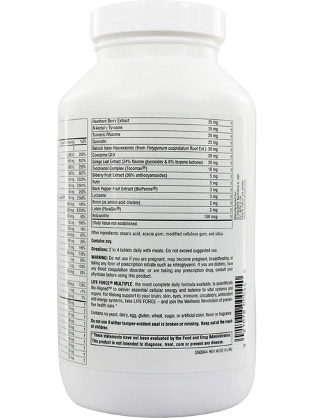 Source Naturals, Life Force® Multiple, No Iron, 180 tablets