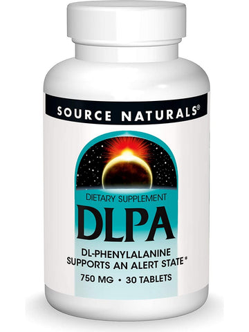 Source Naturals, DLPA DL-Phenylalanine 750 mg, 30 tablets