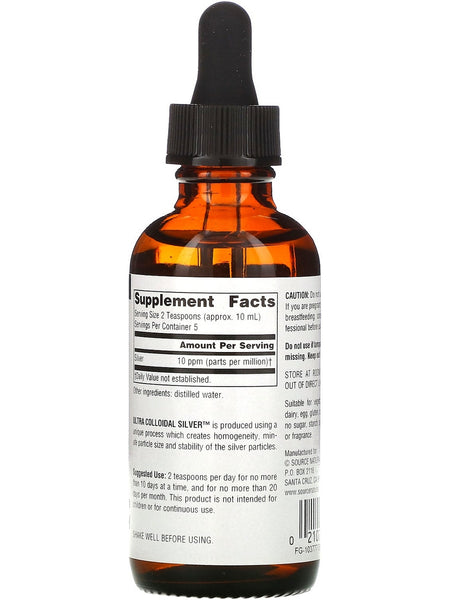 Source Naturals, Ultra Colloidal Silver™ 10 ppm, 2 fl oz