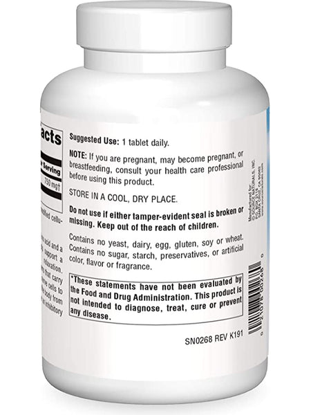 Source Naturals, Serene Science® GABA Calm Mind, 750mg, 180 tabs