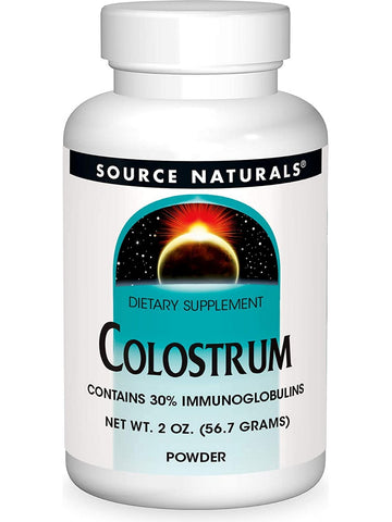 Source Naturals, Colostrum Contains 30% Immunoglobulins, 2 oz