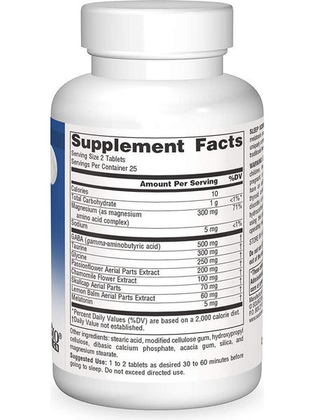 Source Naturals, Sleep Science® NightRest™ with Melatonin, 50 tablets