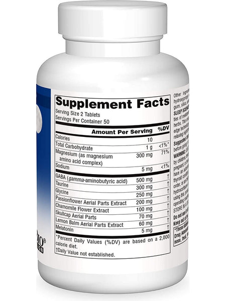 Source Naturals, Sleep Science® NightRest™ with Melatonin, 100 tablets