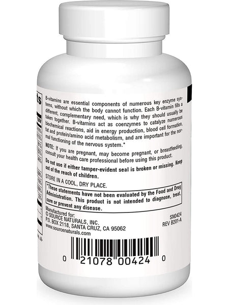 Source Naturals, Vitamin B-125, 125 mg, 30 tablets