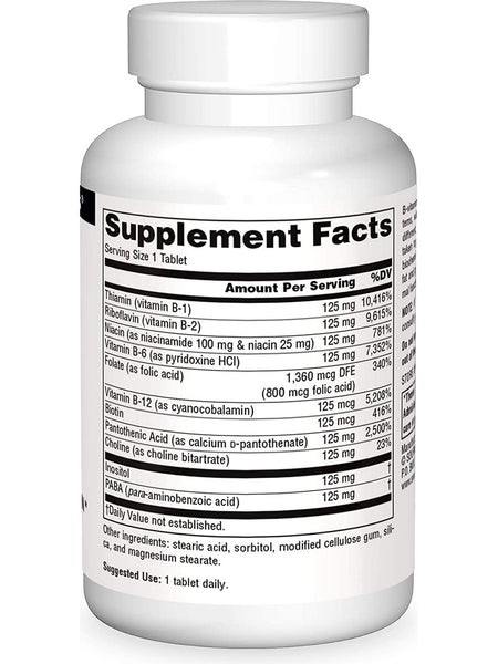 Source Naturals, Vitamin B-125, 125 mg, 30 tablets