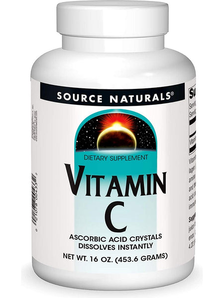 Source Naturals, Vitamin C, Sodium Ascorbate Crystals, 16 oz