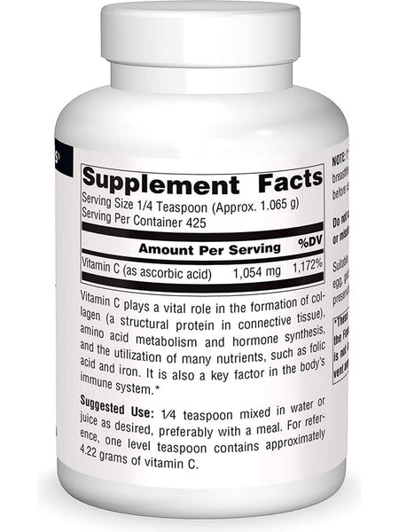 Source Naturals, Vitamin C, Sodium Ascorbate Crystals, 16 oz