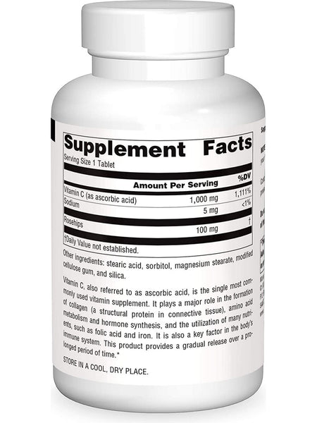 Source Naturals, C-1000 with Rose Hips 1000 mg, 250 tablets