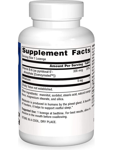 Source Naturals, Sleep Science® Melatonin 5 mg, Orange, 50 lozenges