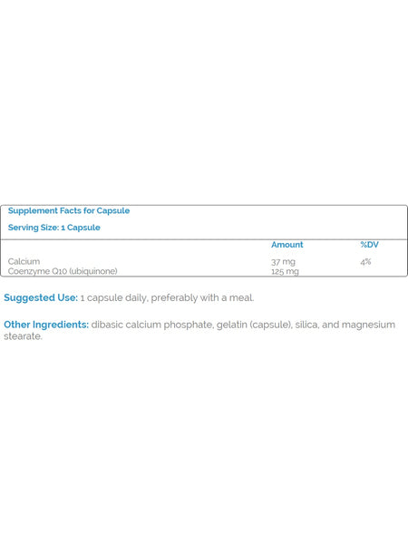 Source Naturals, Coenzyme Q10 125 mg, 60 capsules