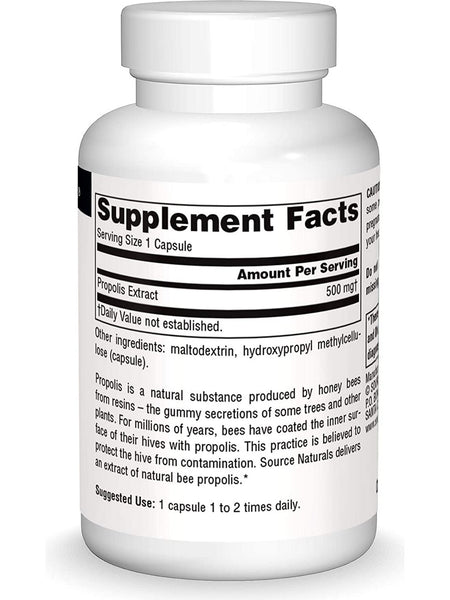Source Naturals, Propolis 500 mg, 30 capsules