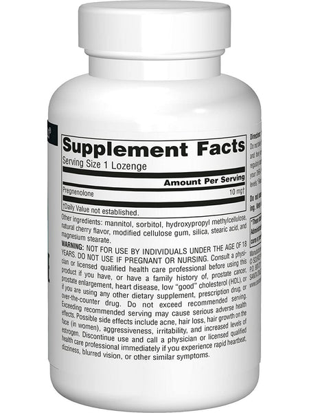 Source Naturals, Pregnenolone 10 mg, Cherry, 120 lozenges