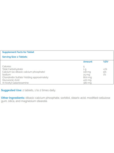 Source Naturals, Chondroitin Sulfate 400 mg, 120 tablets