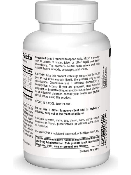 Source Naturals, Modified Citrus Pectin, PectImmune™ 200 gm Powder, 200 grams
