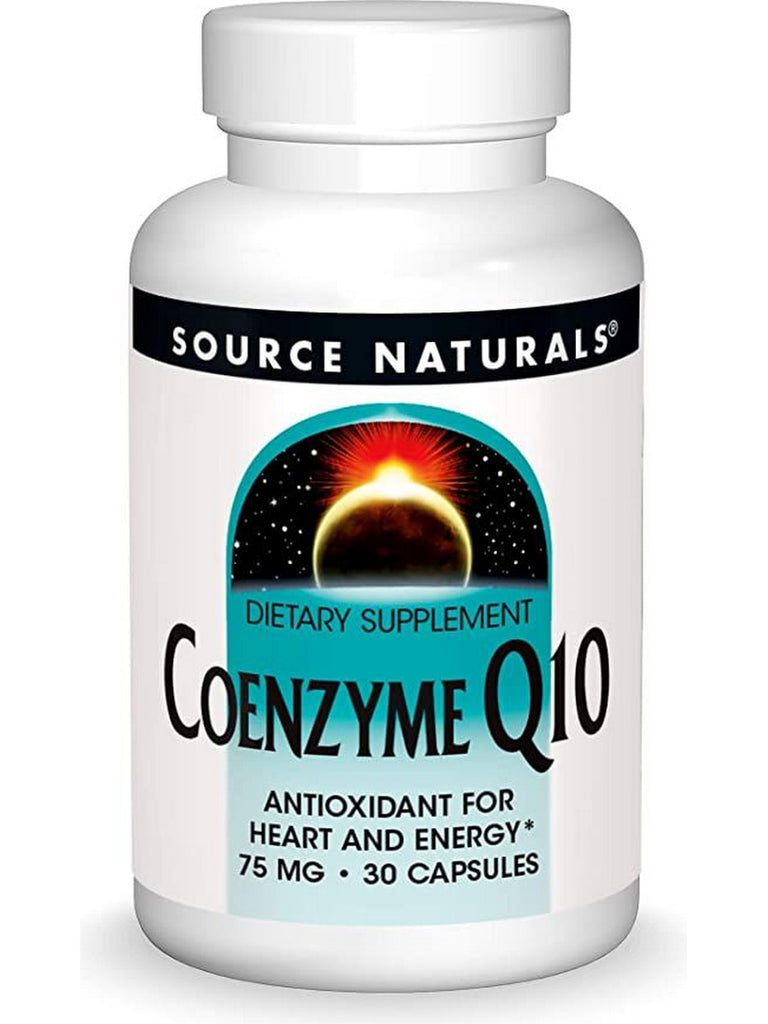 Source Naturals, Coenzyme Q10 75 mg, 30 capsules