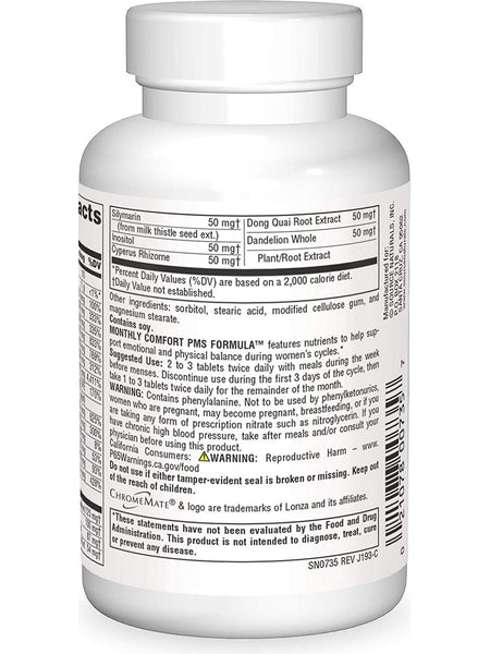Source Naturals, Monthly Comfort™ PMS Formula, 90 tablets