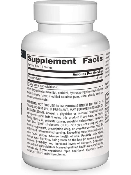 Source Naturals, Pregnenolone 25 mg, Cherry, 120 lozenges